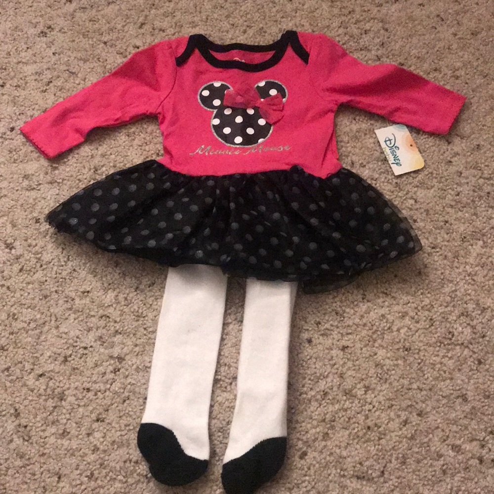 NWT 3-6 month Minnie Mouse set